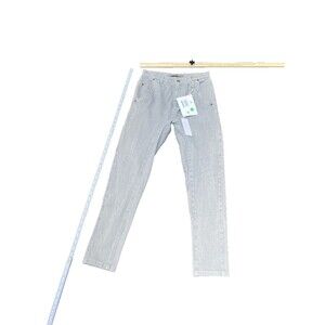Superfine Women's Fashionable & Comfortable Grey Jeans Size 27 NWT